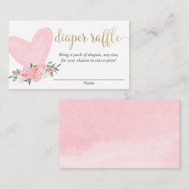 Roze goudValentijnsdag - Dappere goederenkaarten Informatiekaartje