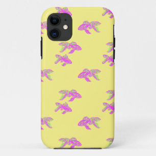 roze goudvispatroon iPhone 11 hoesje