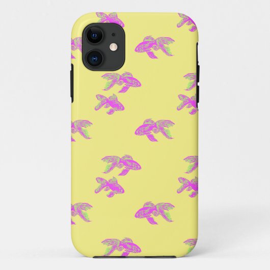 roze goudvispatroon Case-Mate iPhone case (Achterkant)