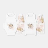 Roze goudWaterverf 30 en verbluffende 30e verjaard Bedankdoosjes (Uitgevouwen)