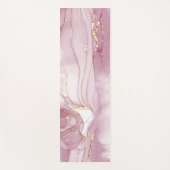 Roze goudWaterverf Yogamat (Voorkant)