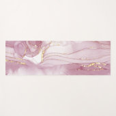 Roze goudWaterverf Yogamat (Voorkant (horizontaal))