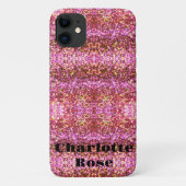 Roze goureuzige glans Case-Mate iPhone case (Achterkant)