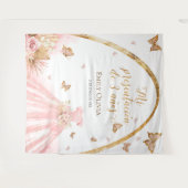 Roze Gown Presentación de 3 Años Spaanse achtergro Wandkleed (Voorkant (horizontaal))