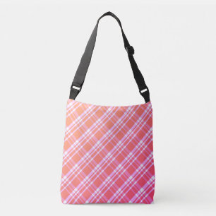 Roze gradiënt Big Pset Crossbody Bag Tas