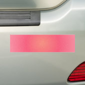 Roze gradiënt Bumpersticker (Op auto)