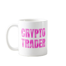 Roze Gradiënt Crypto Trader Mok