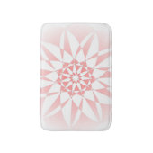  roze gradiënt Floral Bath Mat (Voorkant Verticaal)