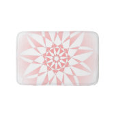 roze gradiënt Floral Bath Mat (Voorkant)