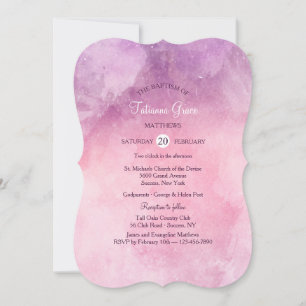 Roze Gradient Invitation Kaart