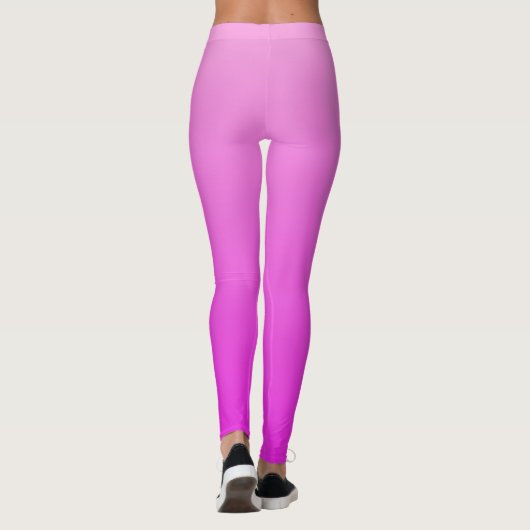 Roze gradiënt leggings (Achterkant)