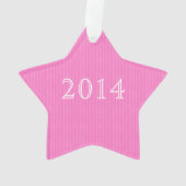 Roze gradiënt passionaat danser met hart ornament (achterkant)