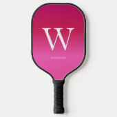 Roze Gradiënt Pickleball Paddle (Voorkant)
