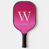 Roze Gradiënt Pickleball Paddle (Achterkant)