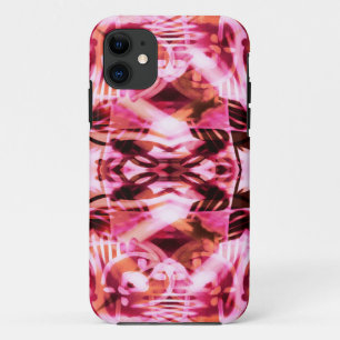 Roze graffiti-patroon iPhone 11 hoesje