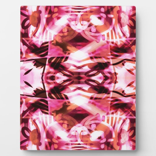 Roze graffiti-patroon fotoplaat (Voorkant)