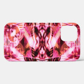 Roze graffiti patroon Hoesje-Mate iPhone case (Achterkant (horizontaal))