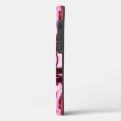 Roze graffiti patroon Hoesje-Mate iPhone case (Achterkant / Links)