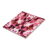 Roze graffiti patroon tegeltje (Zijkant)