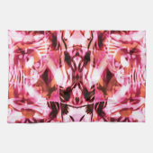 Roze graffiti-patroon theedoek (Horizontaal)