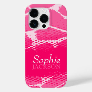Roze grafische dier iPhone hoes