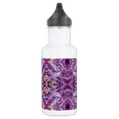 Roze grafische Mandala Waterfles (Rechts)