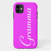 roze "Gramma"-telefoonbehuizing Case-Mate iPhone Case (Achterkant)
