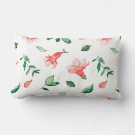 Roze granaatappel Bloesems Lumbar Kussen
