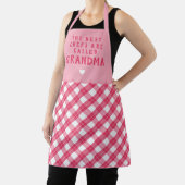 Roze Grandma Best Chef Heart & Pset Schort (Insitu)