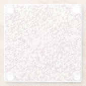 Roze graniet steen textuur glas onderzetter glazen onderzetter (Achterkant)