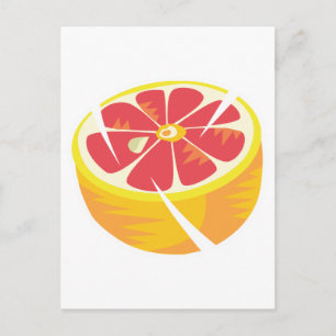 roze grapefruit briefkaart