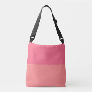 Roze grapefruit crossbody tas