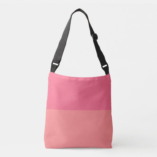 Roze grapefruit crossbody tas (Voorkant)