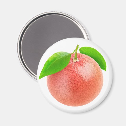 Roze grapefruit magneet (Voorkant / Achterkant)