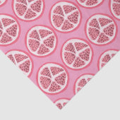 Roze grapefruit tissuepapier (Detail)