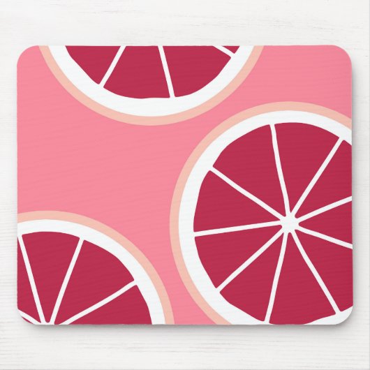 Roze grapefruitdia muismat (Voorkant)