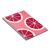 Roze grapefruitdia notitieboek (Rechterzijde)