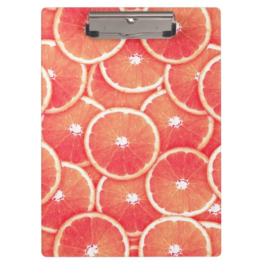 Roze grapefruitmoes klembord (Voorkant)