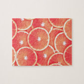 Roze grapefruitmoes legpuzzel (Horizontaal)