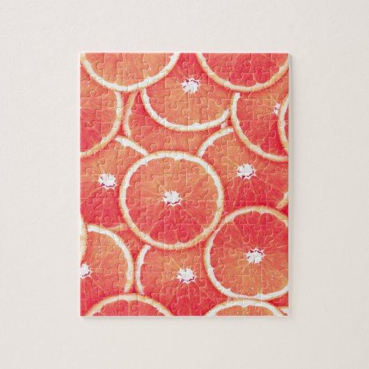 Roze grapefruitmoes legpuzzel (Verticaal)
