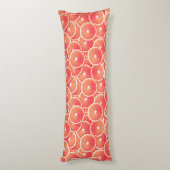 Roze grapefruitmoes lichaamskussen (Achterkant (Verticaal))