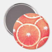 Roze grapefruitmoes magneet (Voorkant / Achterkant)