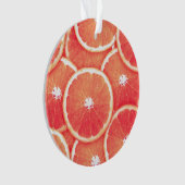 Roze grapefruitmoes ornament (voorkant)