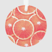 Roze grapefruitmoes ornament (achterkant)