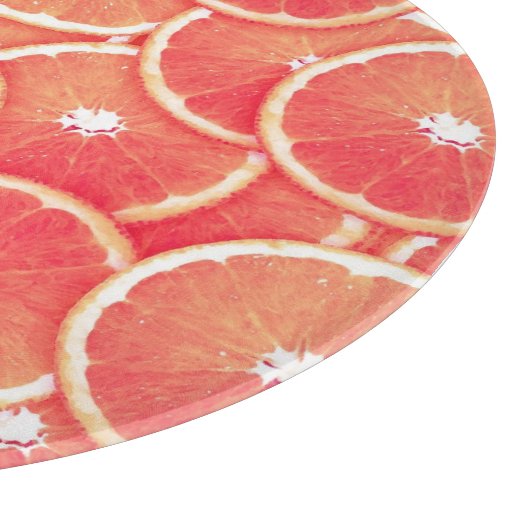 Roze grapefruitmoes snijplank (Hoek)