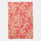 Roze grapefruitmoes theedoek (Verticaal)