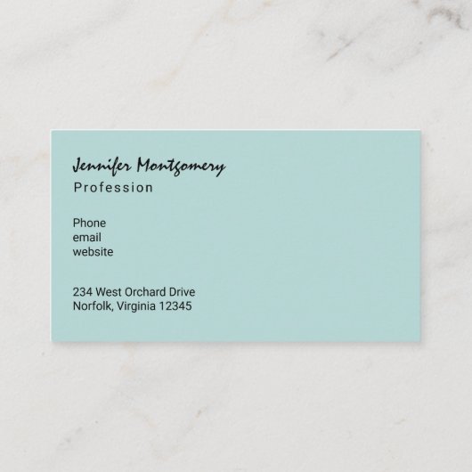 Roze grapefruitpatroon op strepen visitekaartje (Achterkant)