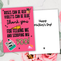 Roze Grappige Schattige Gelukkige Moederdag Van Ka
