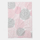 Roze Gray Dahlia Kitchen Tea Towel Theedoek (Verticaal)