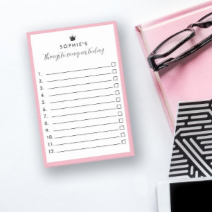Roze Grens Prinses Kroon Dingen te Veroveren Post-it® Notes